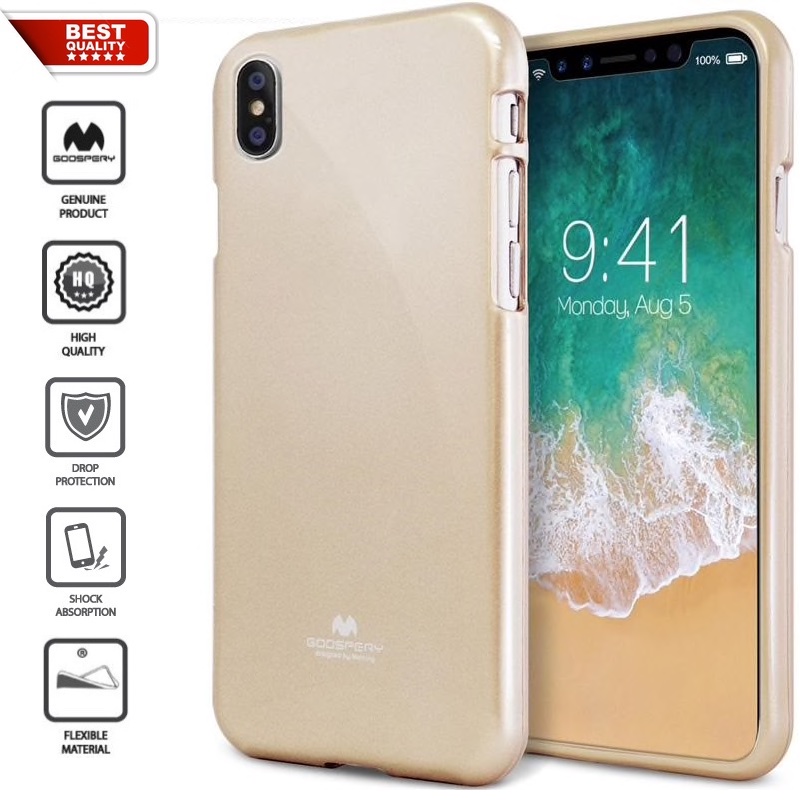 Goospery auksinis silikoninis 1.5 mm. storio dėklas (IPHONE XS MAX) Goospery auksinis silikoninis 1.5 mm. storio dėklas (IPHONE XS MAX)